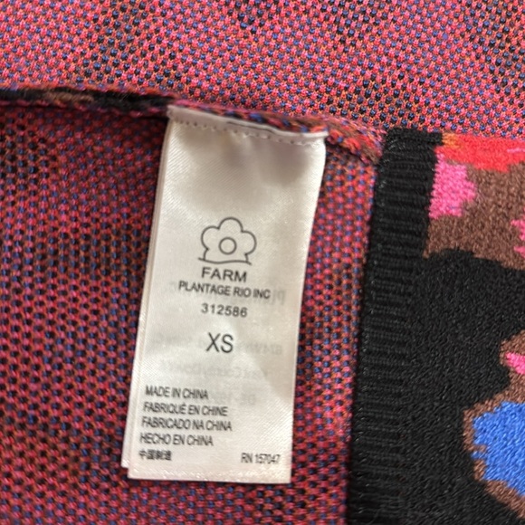 FARM RIO KNIT DRESS - NWOT XS but stretchy enou to fit a Small - Picture 10 of 11